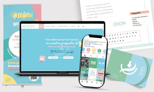 Identidad, web y redes de Qion